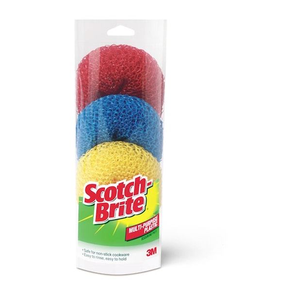 3M Scotch-Brite Medium Duty Scrubbing Pads For All Purpose 3PK 215-FW